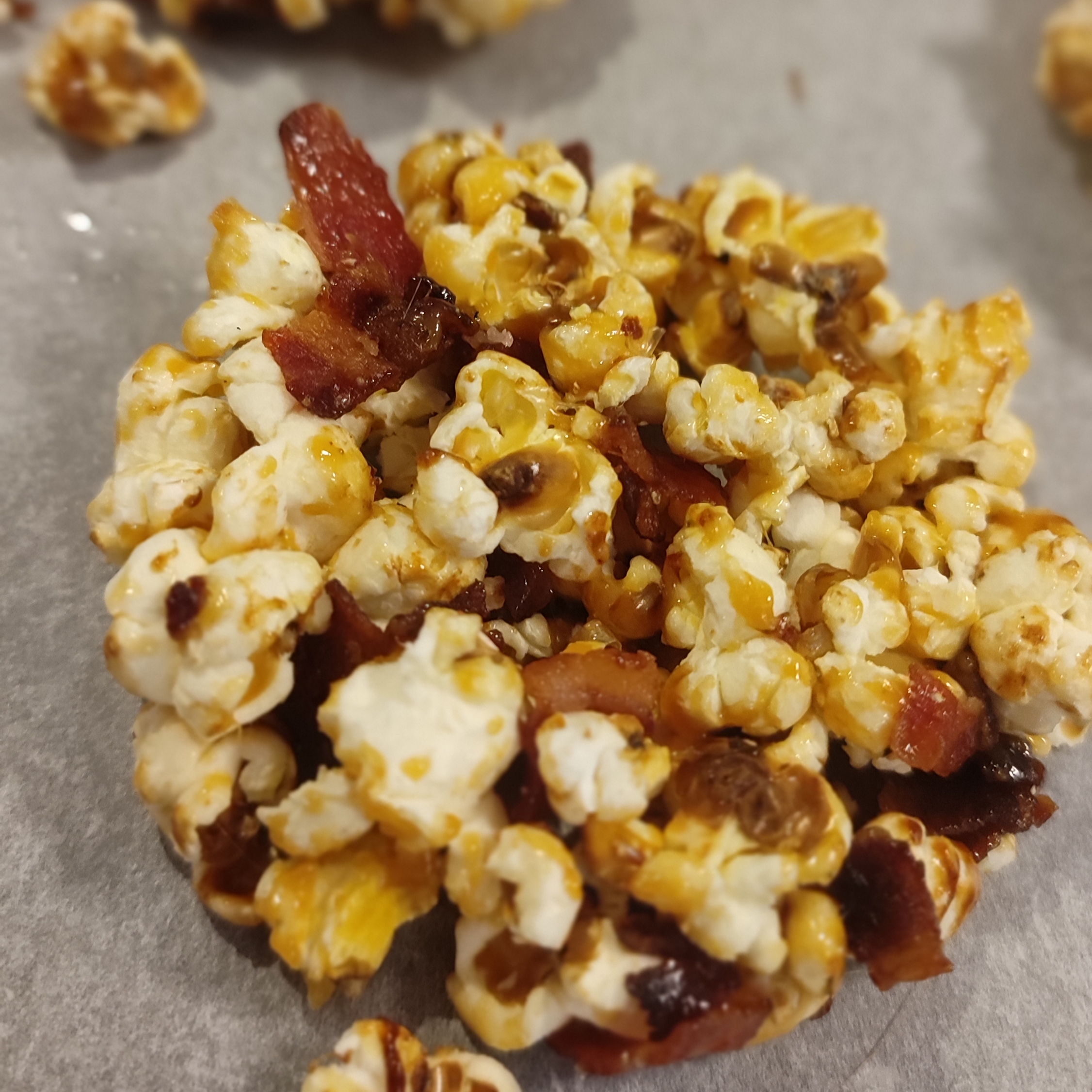 Erdnussmousse Caramel|Bacon|Popcorn|Aprikose 